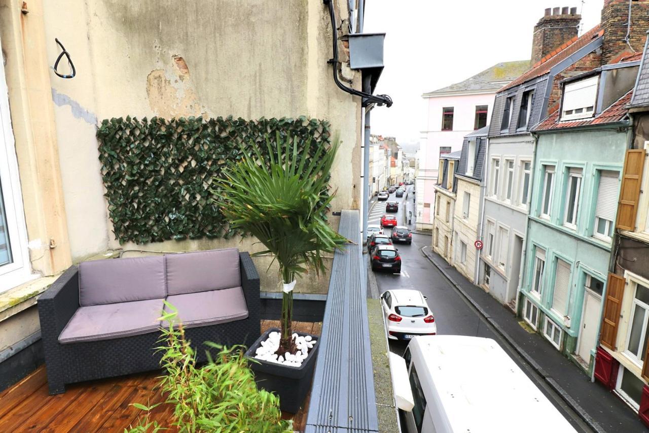 Grand Studio Terrasse Centre Historique Restaurant Nausicaa Boulogne-sur-Mer Exterior foto