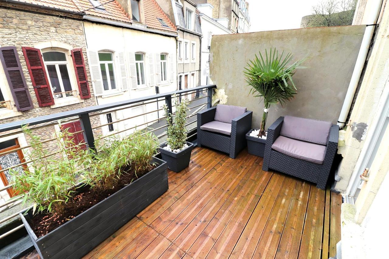 Grand Studio Terrasse Centre Historique Restaurant Nausicaa Boulogne-sur-Mer Exterior foto